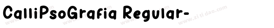 CalliPsoGrafia Regular字体转换